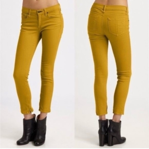 Rag & Bone Zipper Capri Skinny Jeans Size 29 - Picture 2 of 7